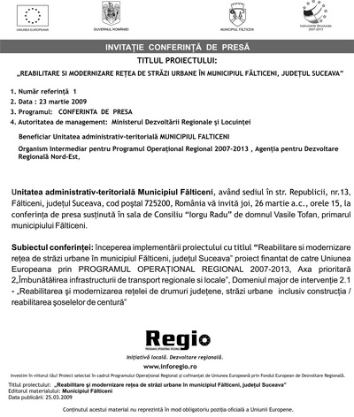 Invitatie conferinta